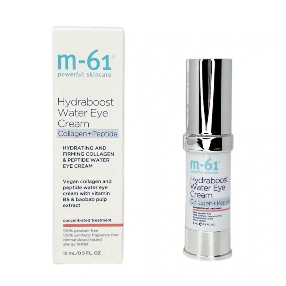 M-61 Hydraboost Water Eye Cream Collagen + Peptide 0.5 oz New in Box NWT